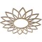 Ekena Millwork Daisy Wood Fretwork Pierced Ceiling Medallion, Hickory, 22"OD x 7 5/8"ID x 1/4"T CMWP22X22X0250DAHI - alternate 2